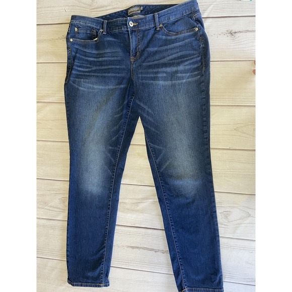 torrid Denim - Torrid Jeans Womens Size 18 XT Blue Boyfriend Straight Vintage Stretch